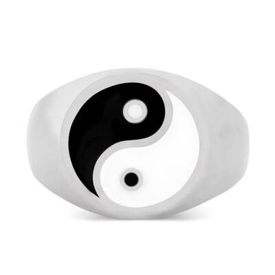 B Series Erkek Yin Yang Yüzük